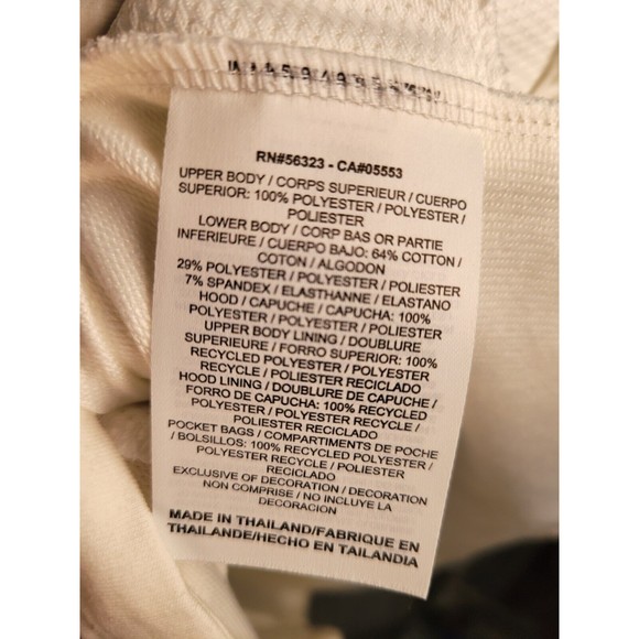 Nike Women's XXL 2012 London Olympics Hoodie Full Zip Track Jacket White Gray - Picture 10 of 10